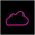 Neon LED Light CLOUD pink NNE25 Neolia 5907457773486
