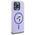 Original Case IPHONE 15 PRO Karl Lagerfeld Hardcase Silicone KC Heads Ring MagSafe (KLHMP15LSCMKCRHU) purple 3666339254346