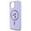 Original Case IPHONE 15 Karl Lagerfeld Hardcase Silicone KC Heads Ring MagSafe (KLHMP15SSCMKCRHU) purple 3666339254322