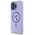 Original Case IPHONE 15 PRO MAX Karl Lagerfeld Hardcase Silicone KC Heads Ring MagSafe (KLHMP15XSCMKCRHU) purple 3666339254353
