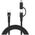 Forever 2in1 cable USB-C - Lightning + USB-C 1,0 m 60W  black 5907457787728