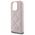 Original Case IPHONE 16 PRO Guess Hardcase Quilted Metal Logo (GUHCP16LPSQSQSP) pink 3666339345105