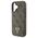 Original Case IPHONE 16 Guess Hardcase Leather 4G Triangle Strass MagSafe (GUHCP16SP4TDPW) brown 3666339327408