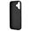 Original Case IPHONE 16 Guess Hardcase Leather Metal Logo Strass Crossbody + Smycz (GUHCP16SP4TDSCPK) black 3666339328603