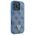 Original Case IPHONE 16 PRO MAX Guess Hardcase Leather Metal Logo Strass Crossbody + Smycz (GUHCP16XP4TDSCPB) blue 3666339328719