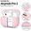 Case APPLE AIRPODS PRO 1 / 2 Tech-Protect Silicone Dusty pink 5906302313709