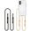 Case IPHONE 16 Tech-Protect Flexair Chain MagSafe Black & Taupe transparent 5906302311705