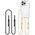 Case IPHONE 16 PRO Tech-Protect Flexair Chain MagSafe Black & Taupe transparent 5906302311729