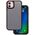 Crystal Black case for iPhone 11 red 5907457794375