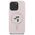 Karl Lagerfeld case for iPhone 16 Pro 6,3&quot; KLHMP16LSCMKCRHP pink hardcase Silicone KC Heads Ring MagSafe 3666339318789