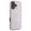 Guess case for iPhone 16 6,1&quot; GUHMP16SPSAPSMEP pink hardcase Saffiano Peony Classic Logo MagSafe 3666339328092