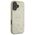 Guess case for iPhone 16 6,1&quot; GUHMP16SPSAPSMED gold hardcase Saffiano Peony Classic Logo MagSafe 3666339327941