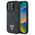 Guess case for iPhone 16 Pro 6,3&quot; GUHCP16LP4TDPK Leather 4G Triangle Strass black MagSafe 3666339327385