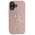 Guess case for iPhone 16 6,1&quot; GUHCP16SHG4SGP Fixed Glitter Big 4G pink 3666339328528