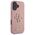 Guess case for iPhone 16 6,1&quot; GUHCP16SHG4SGP Fixed Glitter Big 4G pink 3666339328528