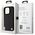 BMW case for iPhone 16 Pro 6,3&quot; BMHMP16LSLLBK Hardcase Leather Hot Stamp MagSafe black 3666339311681