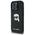 Karl Lagerfeld case for iPhone 16 Pro 6,3&quot; KLHCP16LPGKLKIPK black Hard Monogram Karl Head Pin 3666339329563