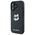 Karl Lagerfeld case for iPhone 16 6,1&quot; KLHCP16SPGKLCHPK black Hard Monogram Choupette Head Pin 3666339329723