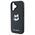 Karl Lagerfeld case for iPhone 16 6,1&quot; KLHCP16SPGKLCHPK black Hard Monogram Choupette Head Pin 3666339329723