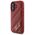 Karl Lagerfeld case for iPhone 16 6,1&quot; KLHCP16SPQDSMGR red Hard Diagonal Quilted Script 3666339317768