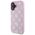 Original Case IPHONE 16 PLUS Guess Hardcase Peony Script Logo MagSafe (GUHMP16MPGPYSP) pink 3666339345532