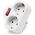 Extension socket No brand 7392N, 2 way, 220V, With switch, Without cable, White - 17868 έως 12 άτοκες Δόσεις