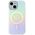 Guess Case for iPhone 15 / iPhone 14 / iPhone 13 - Guess IML Iridescent MagSafe (GUHMP15SHITSQ) - Turquoise 3666339154929 έως 12 άτοκες Δόσεις