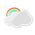 Neon MIRROR LED CLOUD multicolor FMNE05 Forever Light 5907457763043
