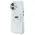 Karl Lagerfeld case for iPhone 16 6,1&quot; KLHMP16SHLSKIH white Hard IML Metal Karl Head MagSafe 3666339318048