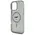 Karl Lagerfeld case for iPhone 16 Pro 6,3&quot; KLHMP16LHLSCHK black Hard IML Metal Choupette Head MagSafe 3666339318222