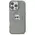 Karl Lagerfeld case for iPhone 16 Pro 6,3&quot; KLHMP16LHLSKIK black Hard IML Metal Karl Head MagSafe 3666339318185