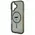 Karl Lagerfeld case for iPhone 16 6,1&quot; KLHMP16SHLSCHK black Hard IML Metal Choupette Head MagSafe 3666339318208