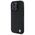 Original Case IPHONE 16 PRO BMW Hardcase Signature Leather Diamond Metal Logo MagSafe (BMHMP16L23RDDK) black 3666339323226