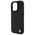 Original Case IPHONE 16 PRO BMW Hardcase Signature Leather Diamond Metal Logo MagSafe (BMHMP16L23RDDK) black 3666339323226