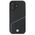 Original Case IPHONE 16 BMW Hardcase Signature Leather Textured & Line MagSafe (BMHMP16S23RDCLK) black 3666339323288