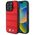 Original Case IPHONE 16 PRO MAX BMW Hardcase M Perforated & Stitched Line MagSafe (BMHMP16X23PUSPR) red 3666339324278