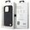 Original Case IPHONE 16 PRO MAX BMW Hardcase Signature Leather Half Textured & Circle MagSafe (BMHMP16X23RTPK) black 3666339323431