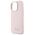 Original Case IPHONE 16 PRO Guess Hardcase Silicone Script Metal Logo & Frame (GUHCP16LSMBSLP) pink 3666339344276