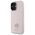 Original Case IPHONE 16 Guess Hardcase Silicone Logo Strass 4G (GUHCP16SM4DGPP) light pink 3666339328887