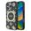 Original Case IPHONE 16 PRO Guess Hardcase IML Peony On 4G Background MagSafe (GUHMP16LH4PYEEK) black 3666339299927