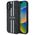 Original Case IPHONE 16 Guess Hardcase 4G Printed Stripes MagSafe (GUHMP16SP4RPSK) black 3666339342081