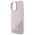 Original Case IPHONE 16 Karl Lagerfeld Hardcase Silicone Shadow Metal Initial MagSafe (KLHMP16SSCMKMPCP) pink 3666339317966