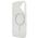 Original Case IPHONE 16 Guess Hardcase IML Glitter Circle MagSafe (GUHMP16SHFGERET) transparent 3666339307554