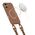 Case IPHONE 16 Tech-Protect Magnecklace MagSafe Chocolate brown 5906302311927