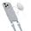 Case IPHONE 16 PRO Tech-Protect Magnecklace MagSafe Crayon gray 5906302311958