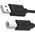 Kabel USB Unitek USB-A - micro-B 1 m Czarny (Y-C430GBK)