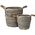 Home Styling Collection Kosze do przechowywania z uchwytami, 2 sztuki