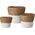 Home Styling Collection Kosze do przechowywania rattanowe, 3 sztuki