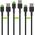 Kabel USB Green Cell USB-A - USB-C 1.2 m Czarny (KABGCSET02)