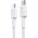 Kabel USB Green Cell USB-C - USB-C 0.3 m Biały (KABGC31W)